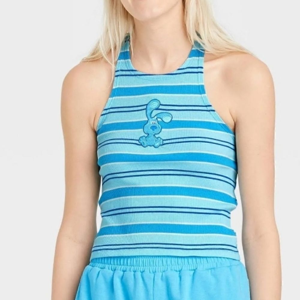 Blues Clues Novelty Blue striped halter M